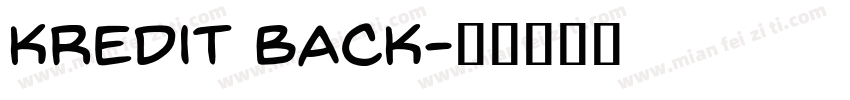 Kredit Back字体转换